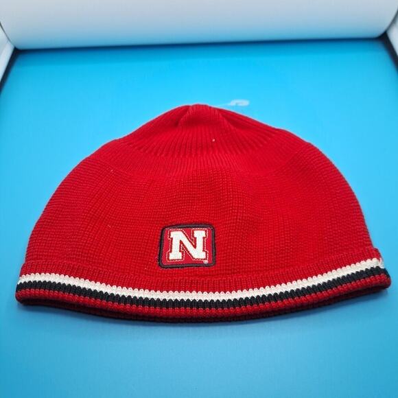 Nebraska Huskers Beanie Cap One Size Red - Picture 1 of 4